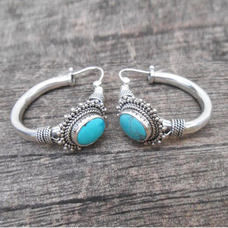 Chic™ | Brincos Retro Turquesa