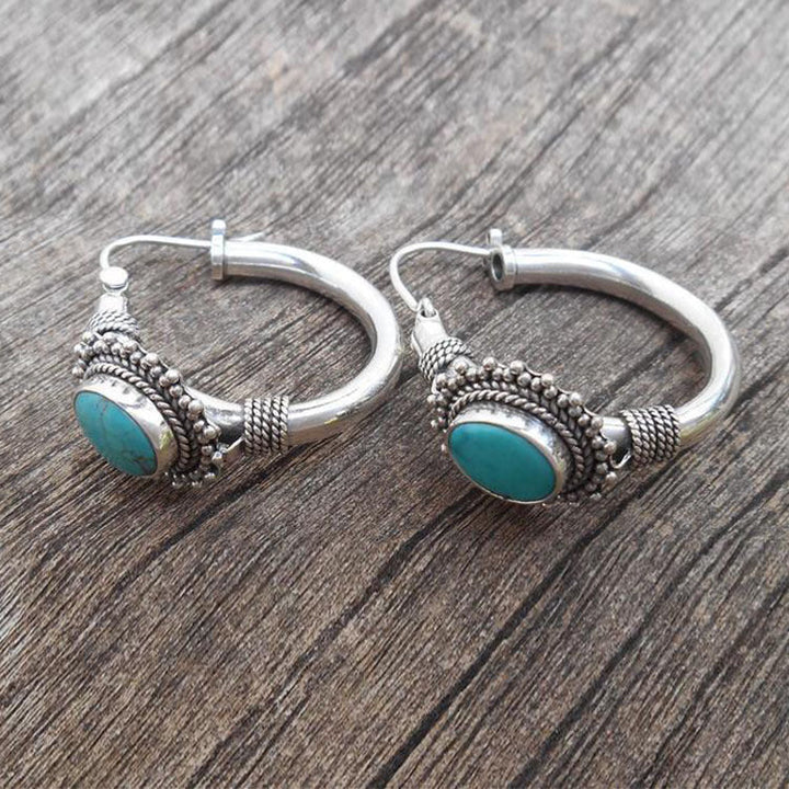Chic™ | Brincos Retro Turquesa