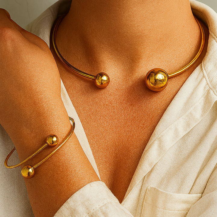 Glow™ | Conjunto de Pulseiras em Ouro