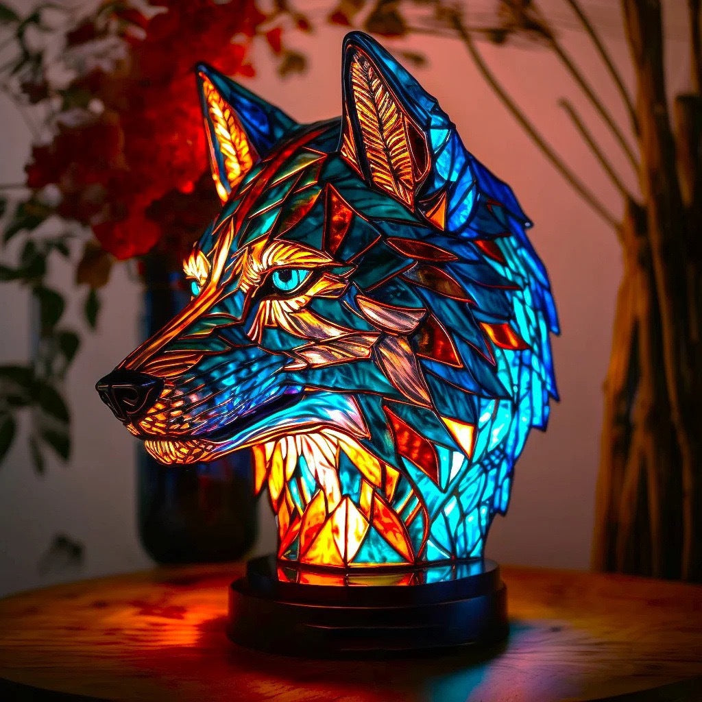 Magical Wolf Shaped Lamp Bo